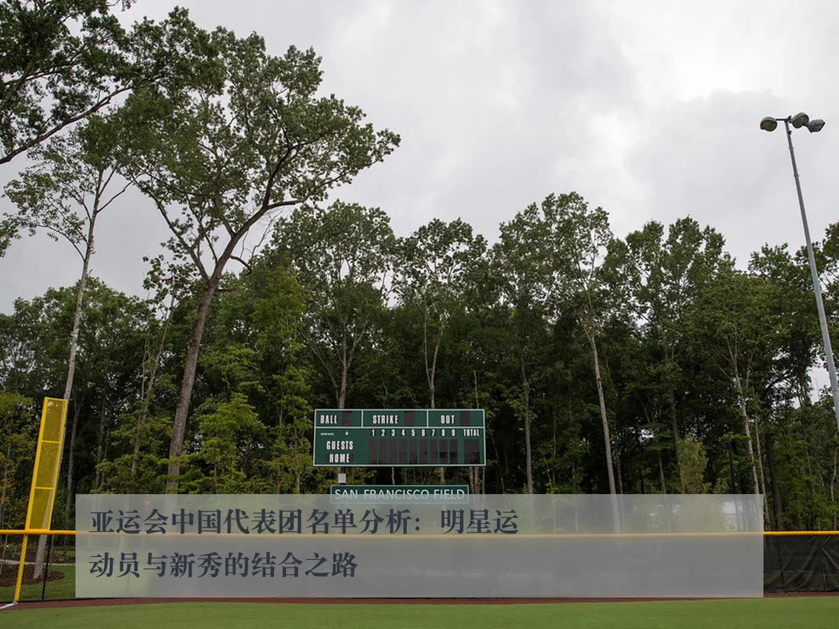 亚运会中国代表团名单分析：明星运动员与新秀的结合之路